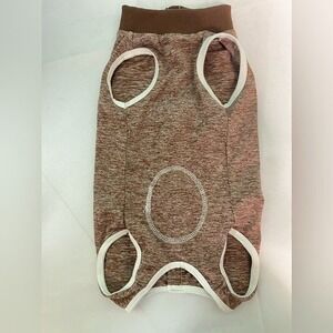 Medium cat brown and white shirt